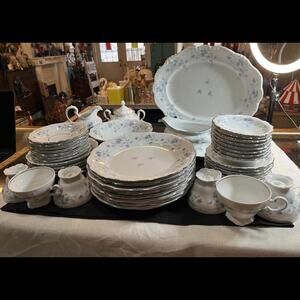 Johann Haviland Bavaria Blue Garland China Set